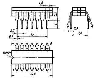 К158ТВ1 микросхема фото 2