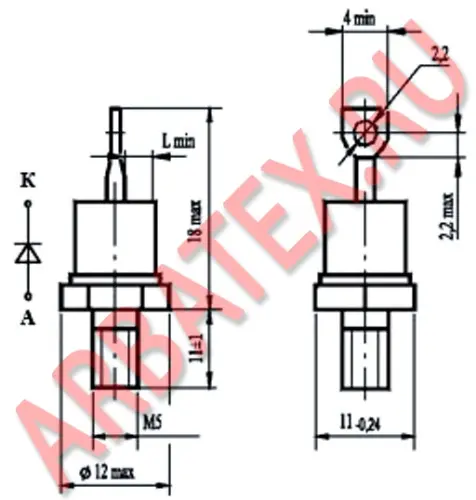 ДЛ112-32-12 диод фото 3