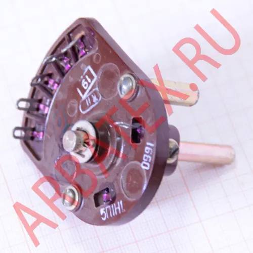 ПЩ-5П1Н1 переключатель щёточный фото 2 ПЩ-5П1Н1 переключатель щёточный фото 2