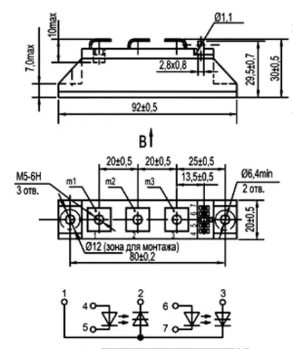 МТО2-10-12 силовой модуль фото 3 МТО2-10-12 силовой модуль фото 3