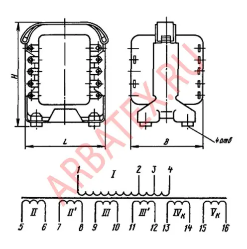 ТПП16-115-400 трансформатор фото 2 ТПП16-115-400 трансформатор фото 2