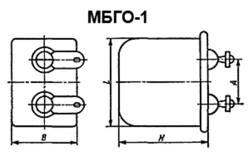 МБГО-1 400в 2 мкф фото 3