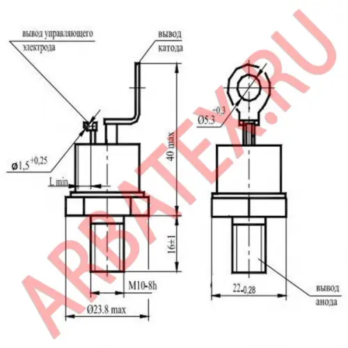 Т142-40-12 тиристор фото 3 Т142-40-12 тиристор фото 3