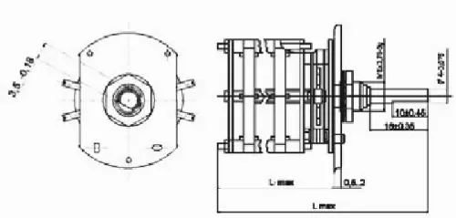 ПГ3-5П8НВ переключатель галетный фото 3 ПГ3-5П8НВ переключатель галетный фото 3