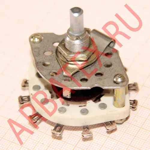 ПГК-6П1Н переключатель галетный фото 2 ПГК-6П1Н переключатель галетный фото 2