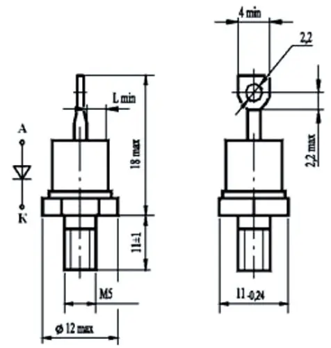 Д112-25Х-4 диод фото 2