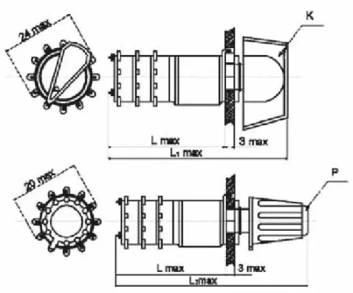 ПГ2-5-12П1НВ-К переключатель галетный фото 3 ПГ2-5-12П1НВ-К переключатель галетный фото 3