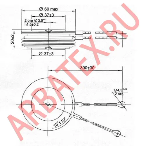 ТБ143-320-6 тиристор фото 3