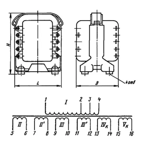 ТПП13-220-400В трансформатор фото 3 ТПП13-220-400В трансформатор фото 3