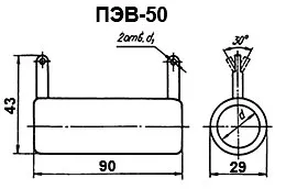 ПЭВ-50 1.1 кОм фото 3 ПЭВ-50 1.1 кОм фото 3
