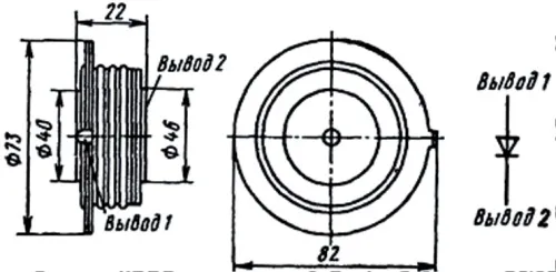 В500-16 диод фото 2