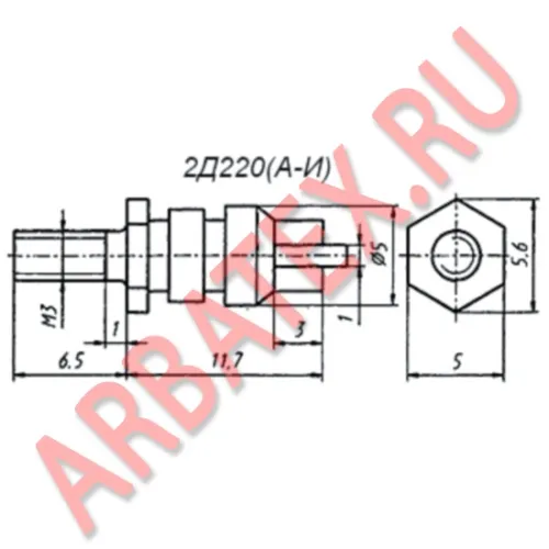 2Д220Е1 диод фото 3