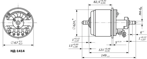 НД-1414Б сельсин фото 2 НД-1414Б сельсин фото 2