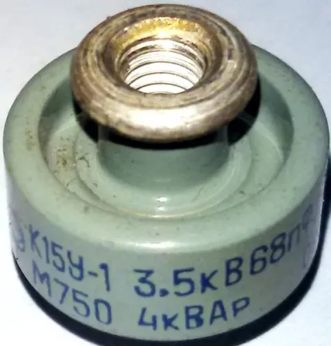 К15У-1 3,5кВ 68 пф 4квар фото 2